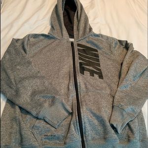 Boys Nike zip up hoodie